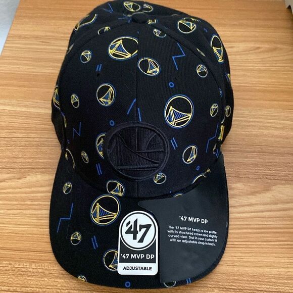 47 Golden State Warriors MVP DP Adjustable Hat NWOT - Picture 1 of 4